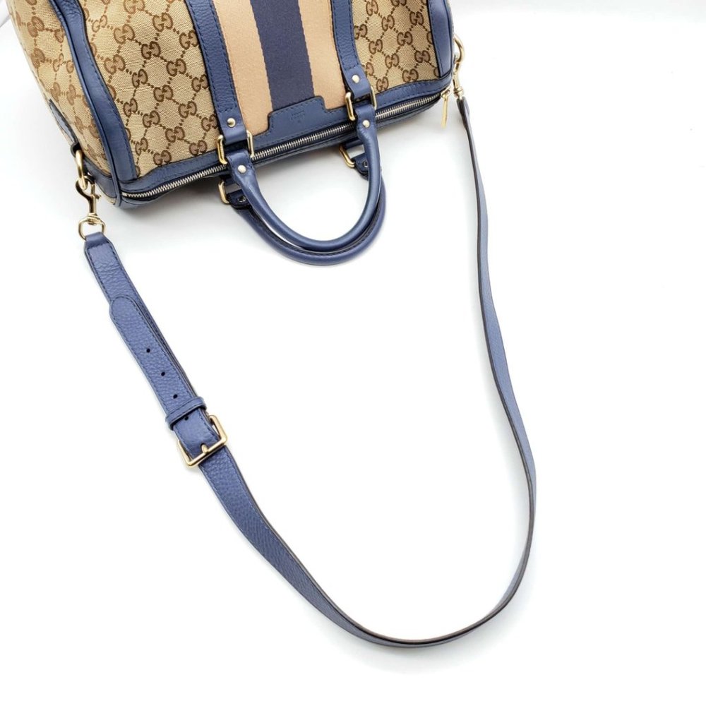Authentic Gucci Canvas Vintage Medium CrossbodyBag - Picture 8 of 16